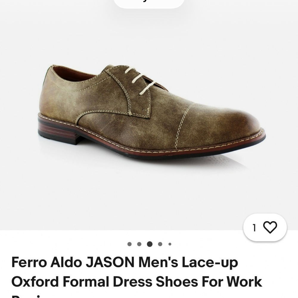 Ferro Aldo , Boho, JASON Men's Lace-up Oxford Formal Dress Shoes For Work
